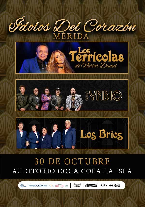 Bild der Quelle — ÍDOLOS DEL CORAZÓN CON LOS TERRICOLAS, GRUPO YNDIO Y LOS BRIOS