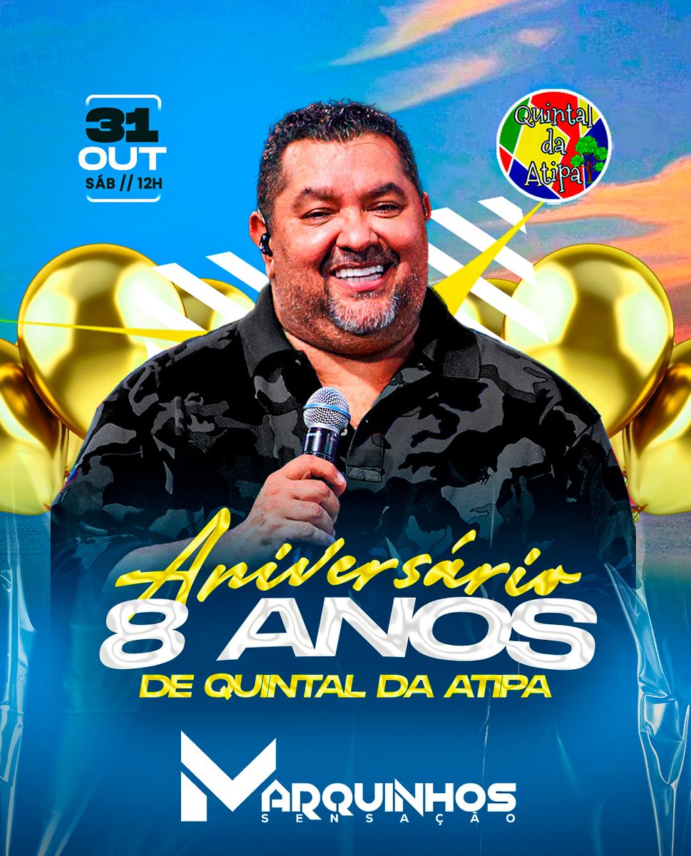 Afbeelding van de bron — MARQUINHOS SENSAÇÃO - ANIVERSÁRIO DO QUINTAL DA ATIPA - SP