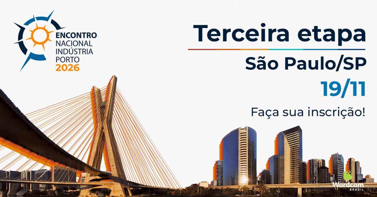 Imagem da fonte — Encontro Nacional Indústria Porto 2026 - Etapa São Paulo