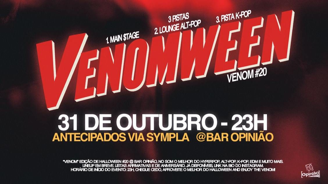 Image de la source — VENOM #20 :: VENOMWEEN :: BAR OPINIÃO :: 31/10/26
