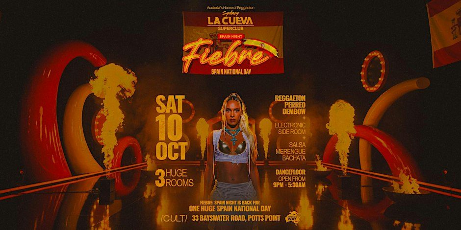 Imagen de la fuente — La Cueva Superclub Saturdays | SAT 10 OCT | FIEBRE SPAIN NATIONAL DAY