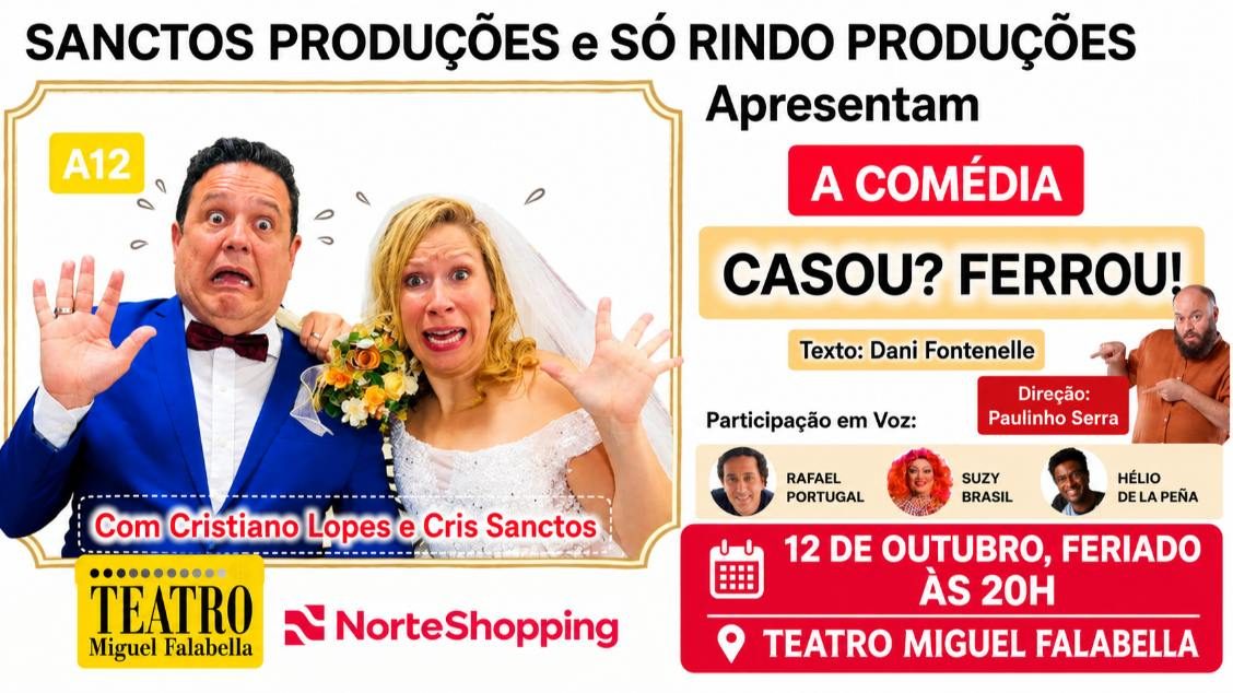 Immagine della fonte — *CASOU? FERROU!'* Em Outubro