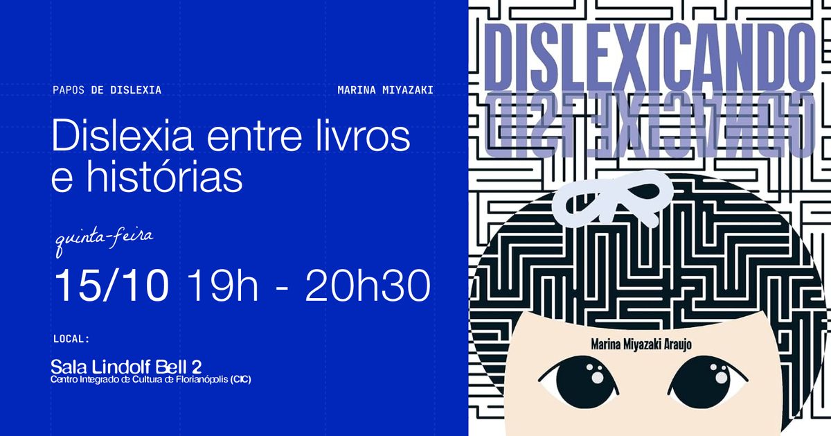 Bild der Quelle — Papo de dislexia: Dislexia entre livros e histórias com Marina Miyazaki