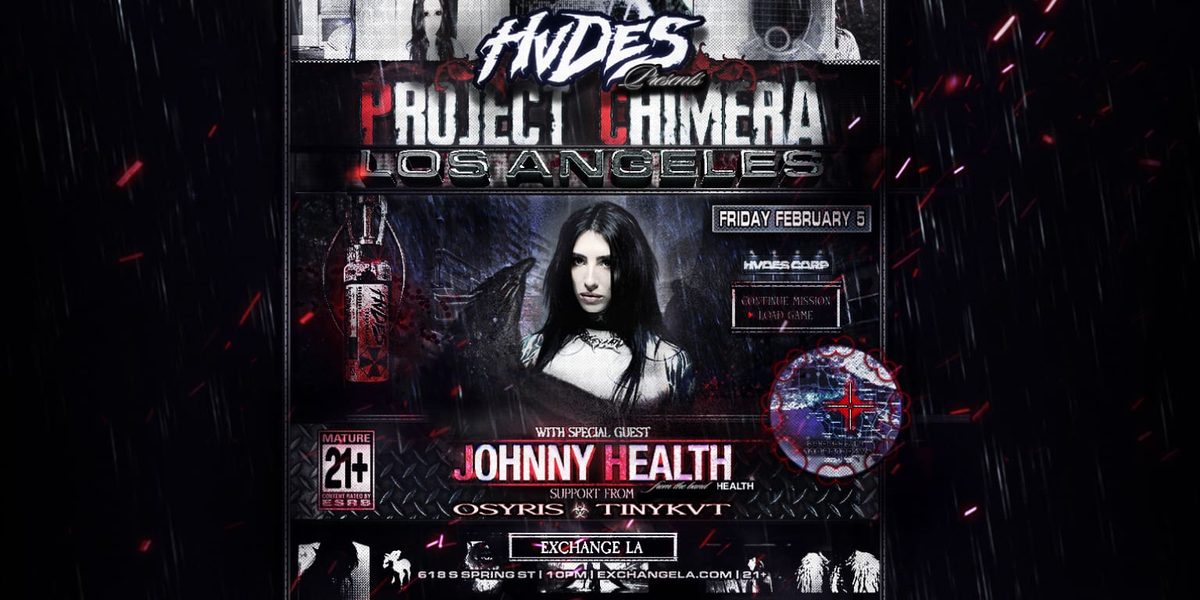 Imagem da fonte — HVDES w/ Special Guest Johnny Health