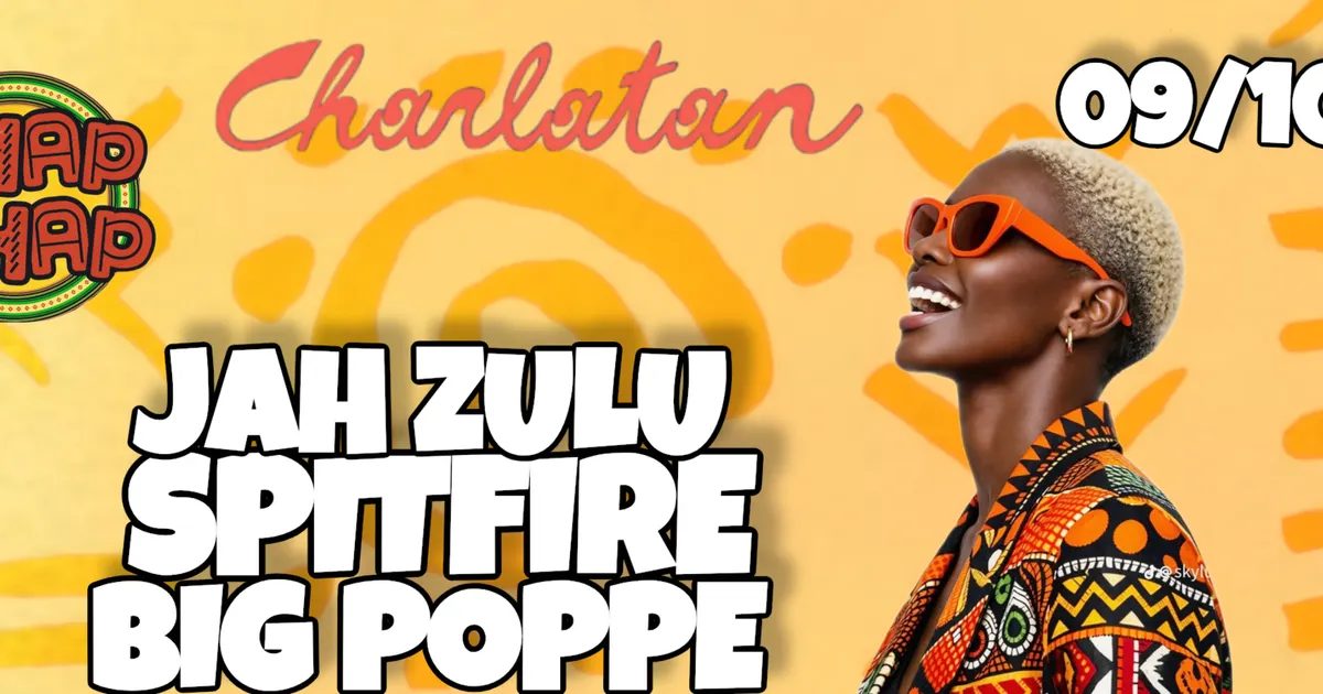 Source image — FRANKY JONES INVITEERT Tom Leclercq | WHAP WHAP — Franky Jones x Tom Leqlercq | Jah Zulu, Spitfire, Jens Poppe