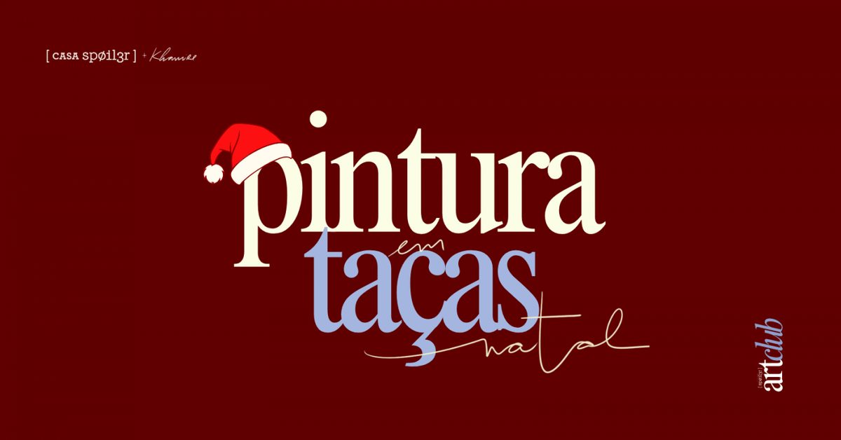 Imagem da fonte — [spØil3r] art club | 11.11 | Pintura em taças | Especial de Natal na Casa Spoiler em Porto Alegre