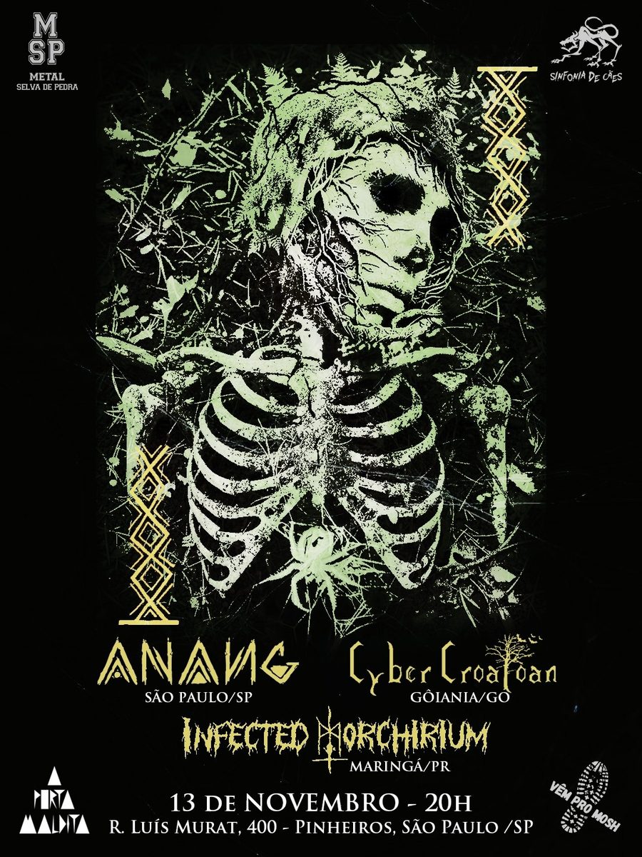 Imagen de la fuente — A PORTA MALDITA - ANANG + CYBER CROATON + INFECTED MORCHIRIUM