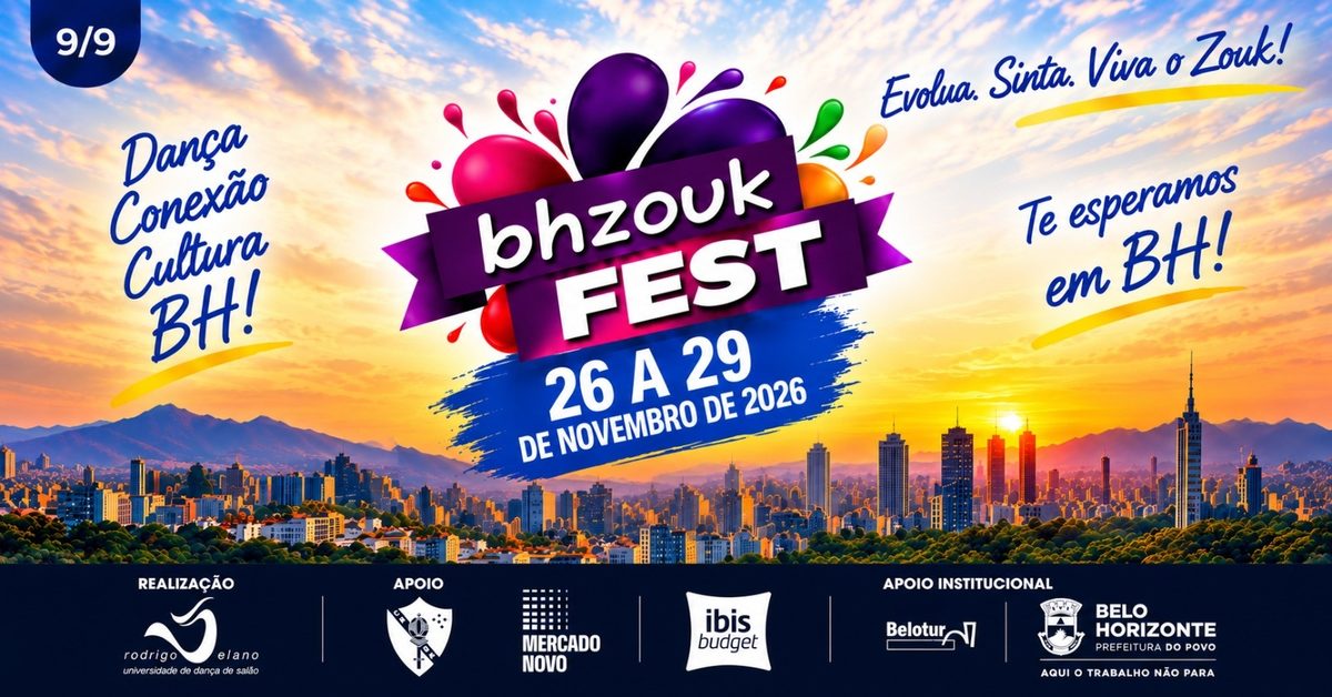 出典の画像 — BH Zouk Fest - 26 a 29 de novembro 2026