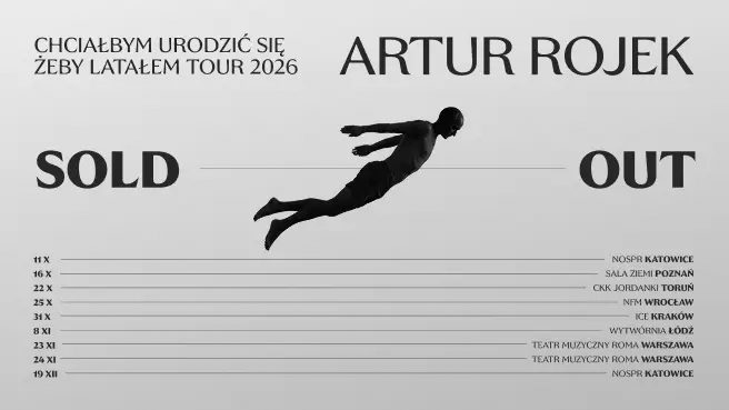 Source image — Artur Rojek „Chciałbym urodzić się żeby latałem Tour 2026”