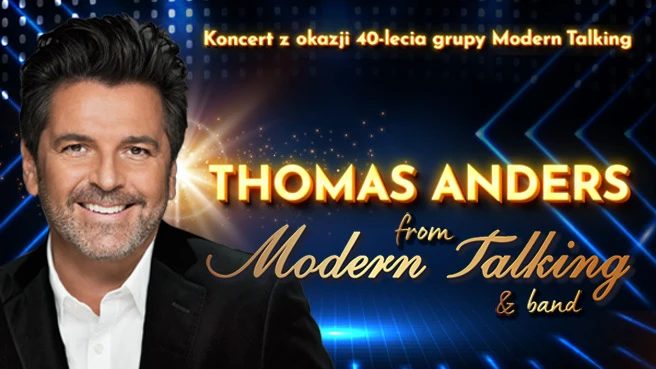 Imagem da fonte — Thomas Anders from Modern Talking & Band - 40-lecie Modern Talking