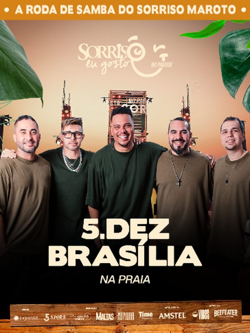 Imagem da fonte — Sorriso Maroto — Sorriso Eu Gosto no Pagode 2026 — Sorriso Eu Gosto no Pagode em Brasília