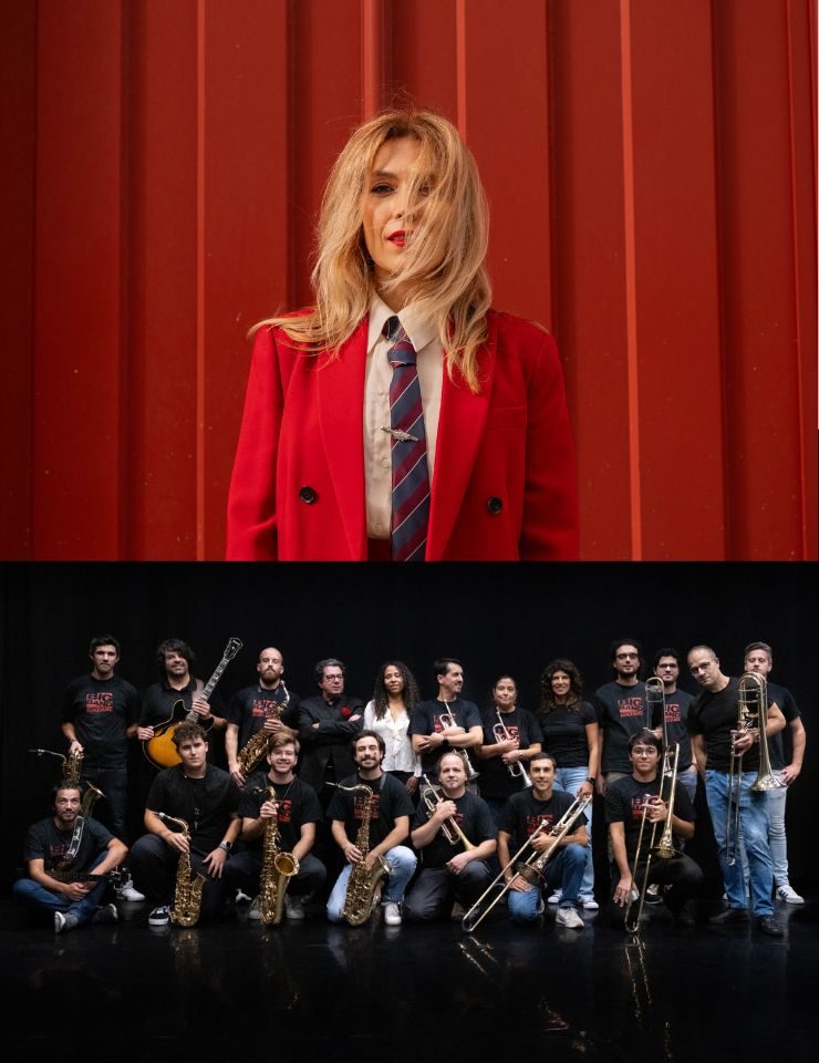 Imagem da fonte — Novembro Jazz "26 . Ana Bacalhau e Big Band da Nazaré