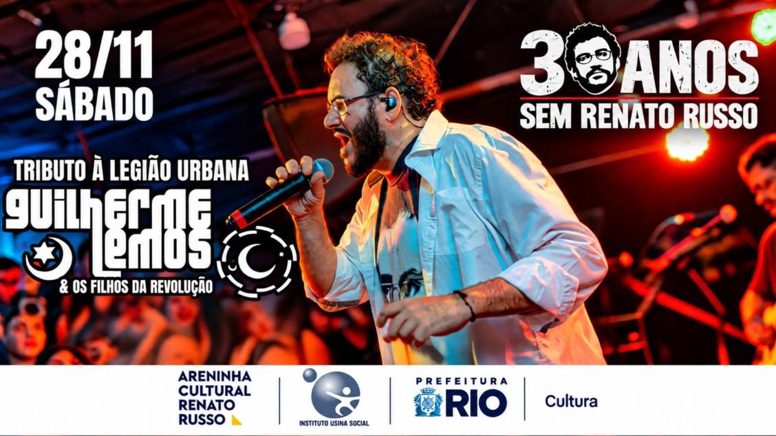 Imagem da fonte — Tributo à Legião Urbana - Guilherme Lemos e os Filhos da Revolução