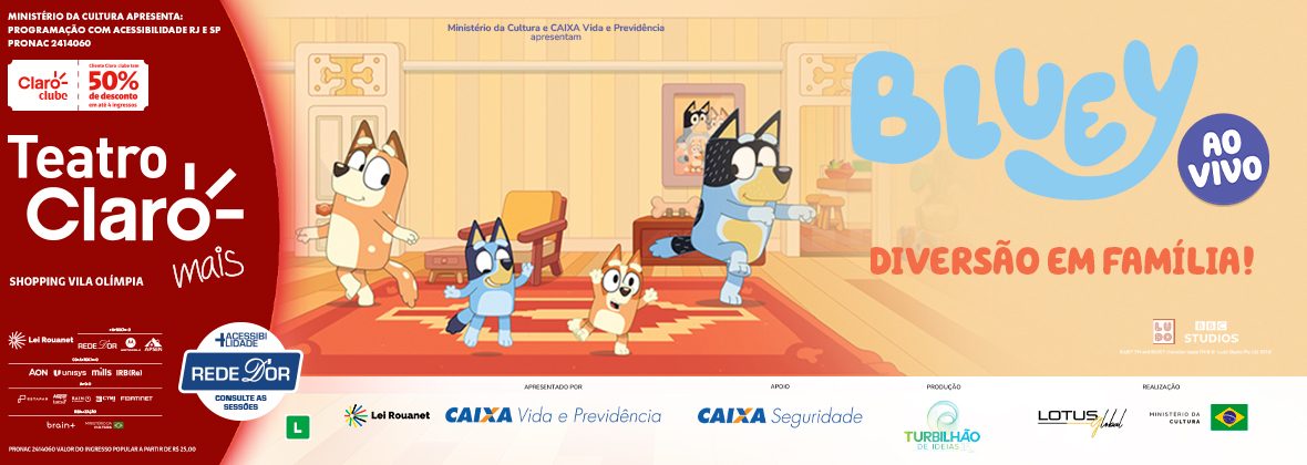Imagem da fonte — Bluey Ao Vivo