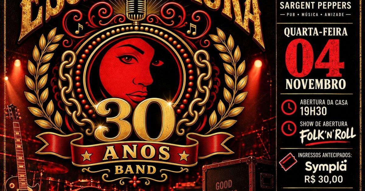 来源图片 — Show de Reunião 30 Anos Escravisaura