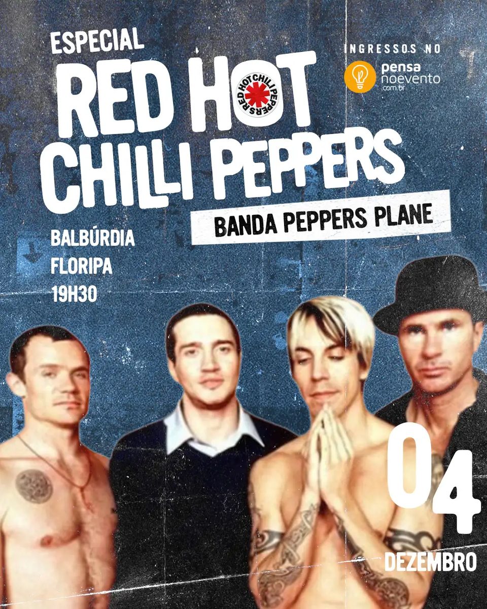 Imagen de la fuente — ESPECIAL RED HOT CHILI PEPPERS COM A BADNA PEPEPRS PLANE