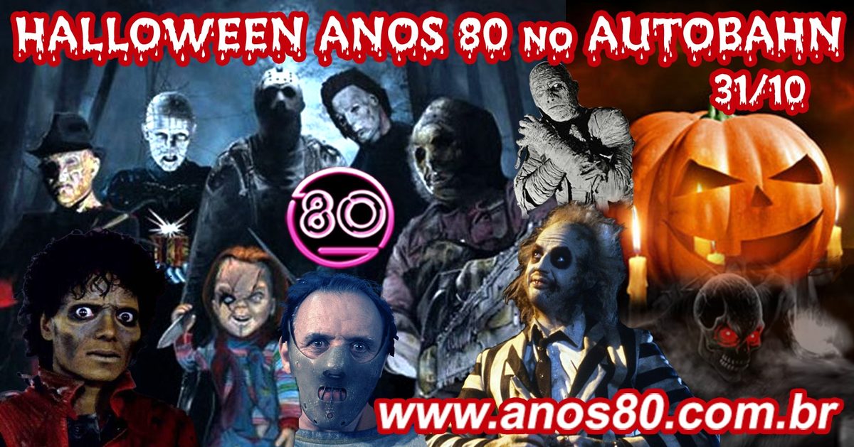 Imagen de la fuente — HALLOWEEN ANOS 80! A FESTA MAIS ESPERADA DO ANO!
