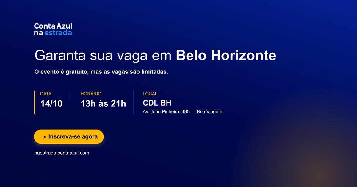 출처 이미지 — Conta Azul na Estrada | Belo Horizonte