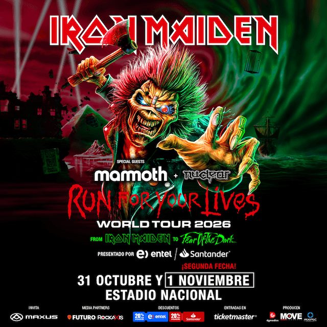 Bild der Quelle — Iron Maiden - Run For Your Lives World Tour 2026