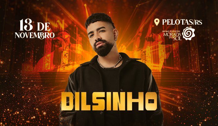 Imagen de la fuente — Dilsinho — Agenda de shows 2026 — Show Dilsinho em Pelotas