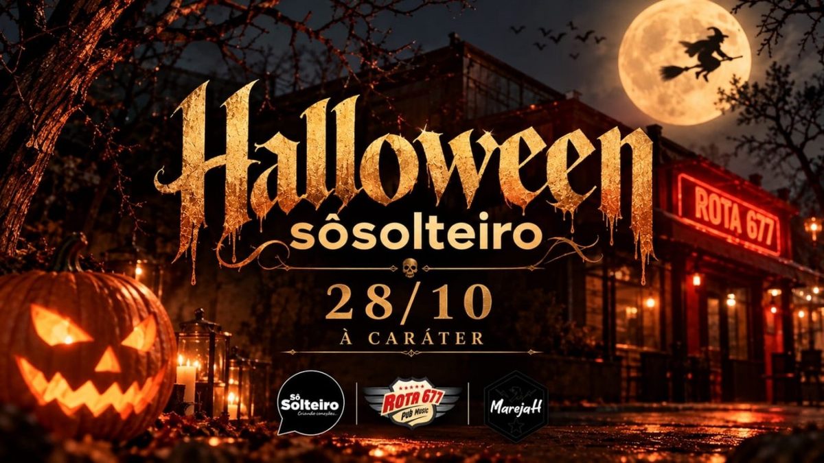 Imagen de la fuente — HALLOWEEN SÔSOLTEIRO | 28 OUT | ROTA 677 | 19H