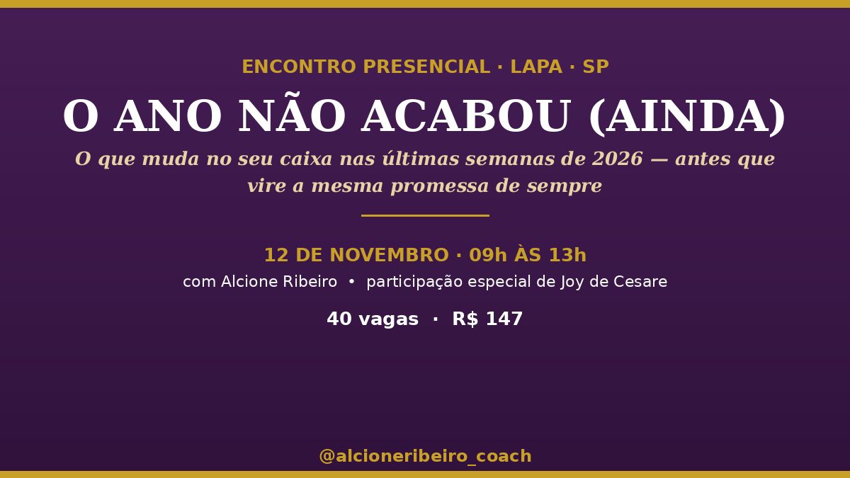 Imagem da fonte — Workshop: O ano não acabou (ainda)