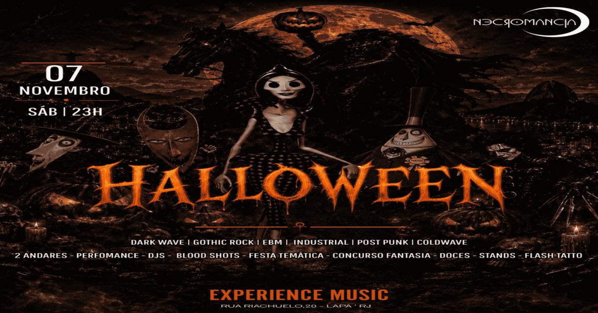 Imagem da fonte — NECROMANCIA - HALLOWEEN