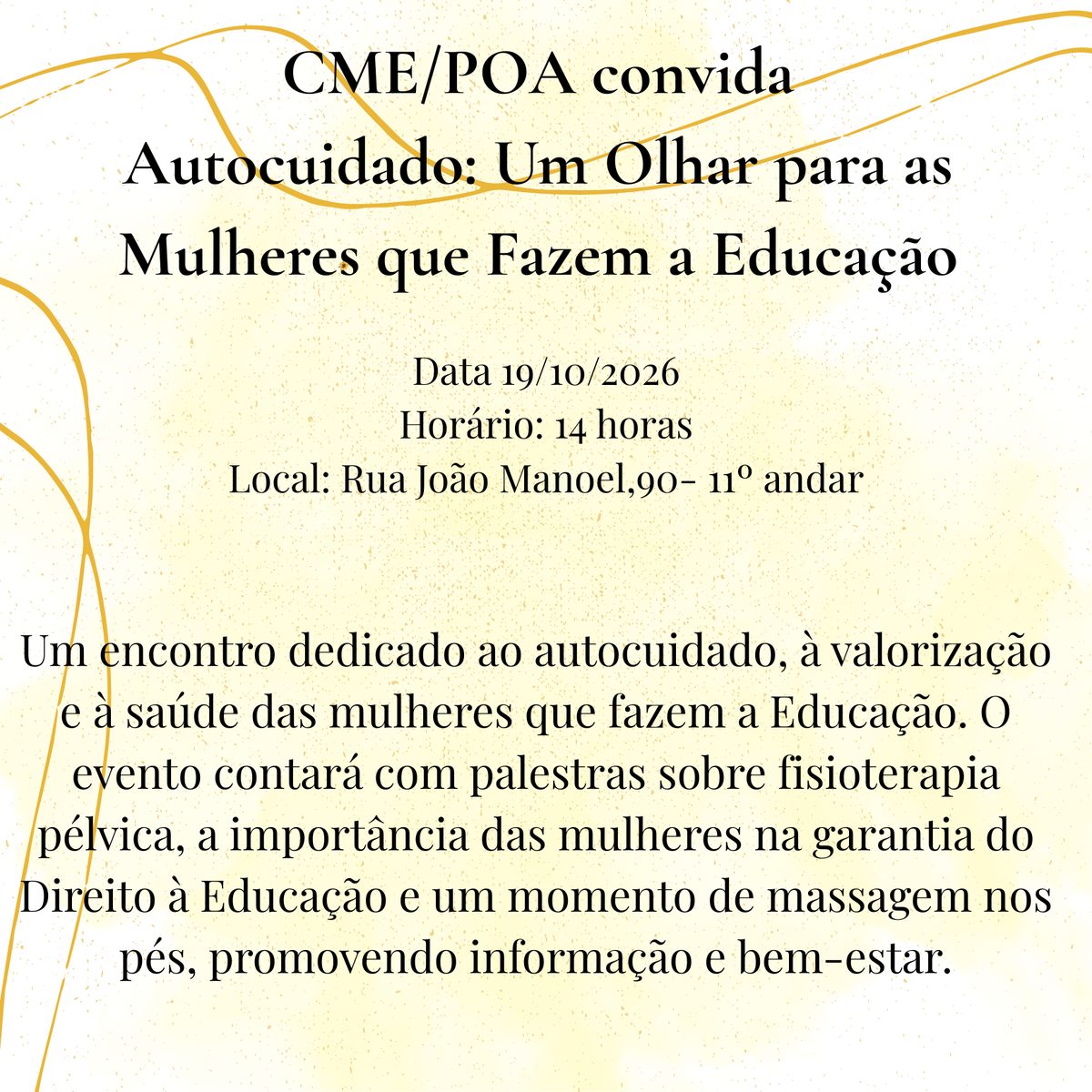 Imagem da fonte — Autocuidado: Um Olhar para as Mulheres que Fazem a Educação !