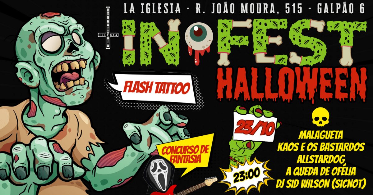 Imagen de la fuente — IN-FEST - HALLOWEEN! | 23/10 - 5a EDIÇÃO