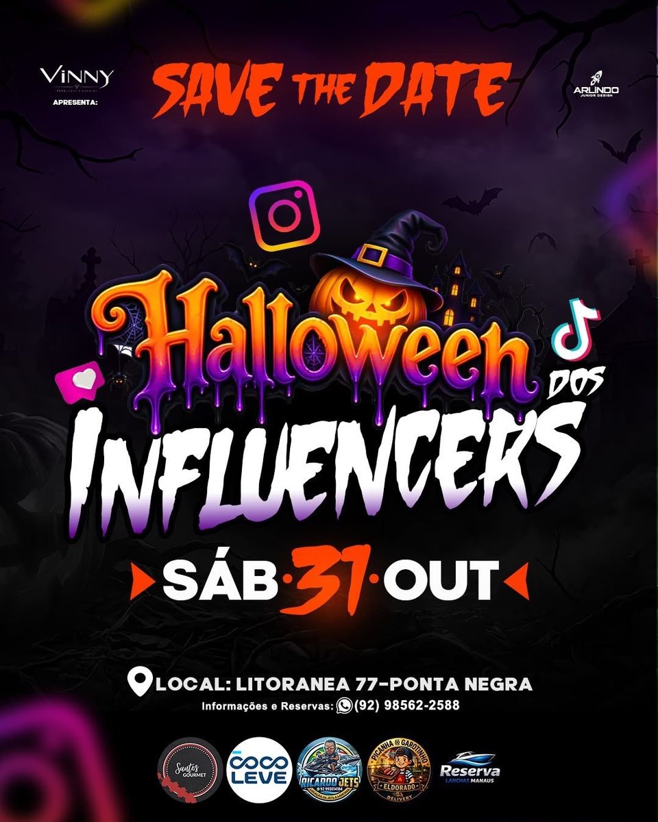 来源图片 — Halloween dos Influencers