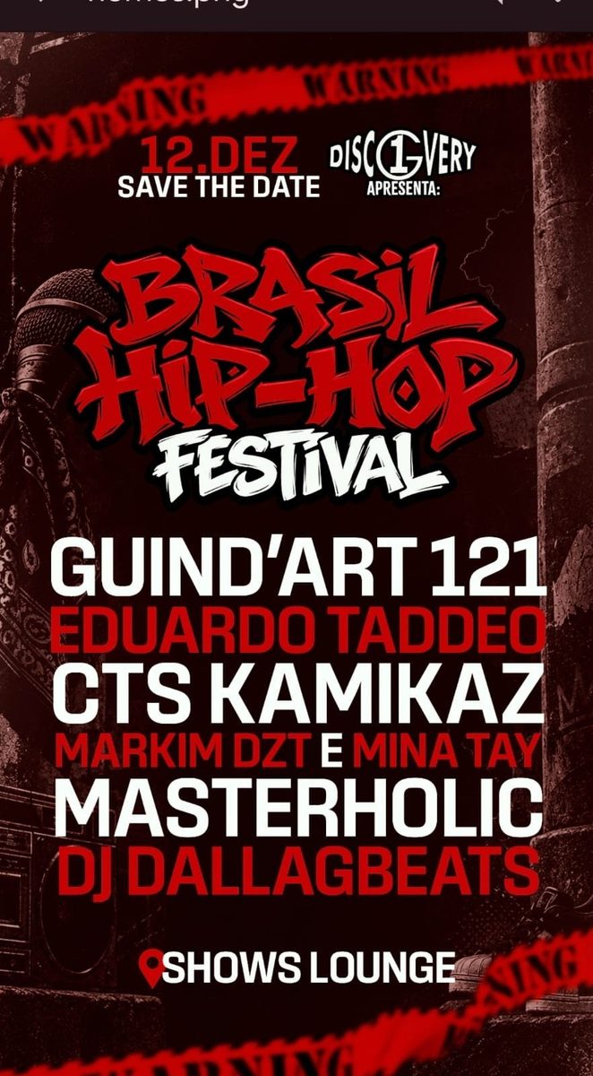 Imagen de la fuente — BRASIL HIP HOP FESTIVAL