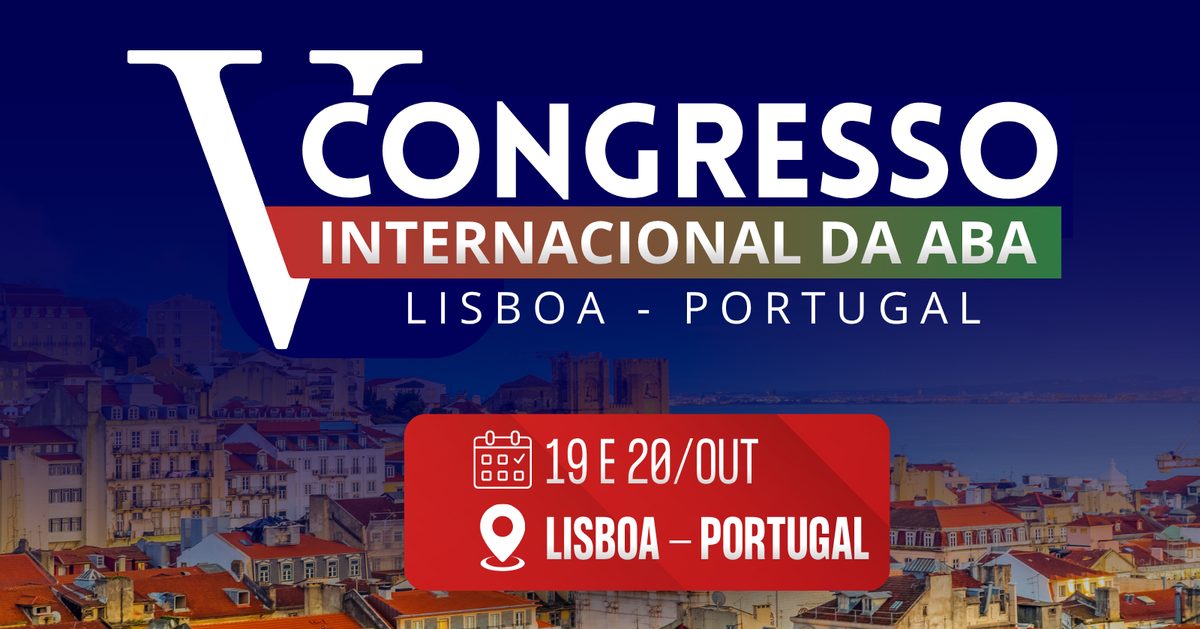 Imagem da fonte — V CONGRESSO INTERNACIONAL ABA EM LISBOA 2026