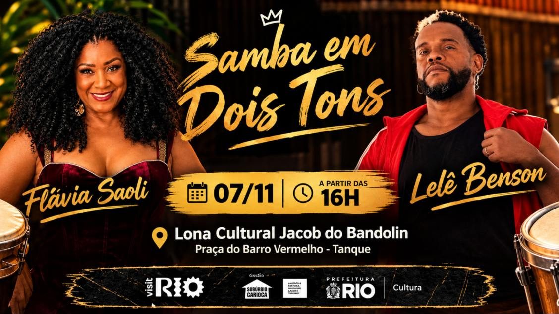 Imagem da fonte — SAMBA EM DOIS TONS - LELÊ BENSON E FLÁVIA SAOLI