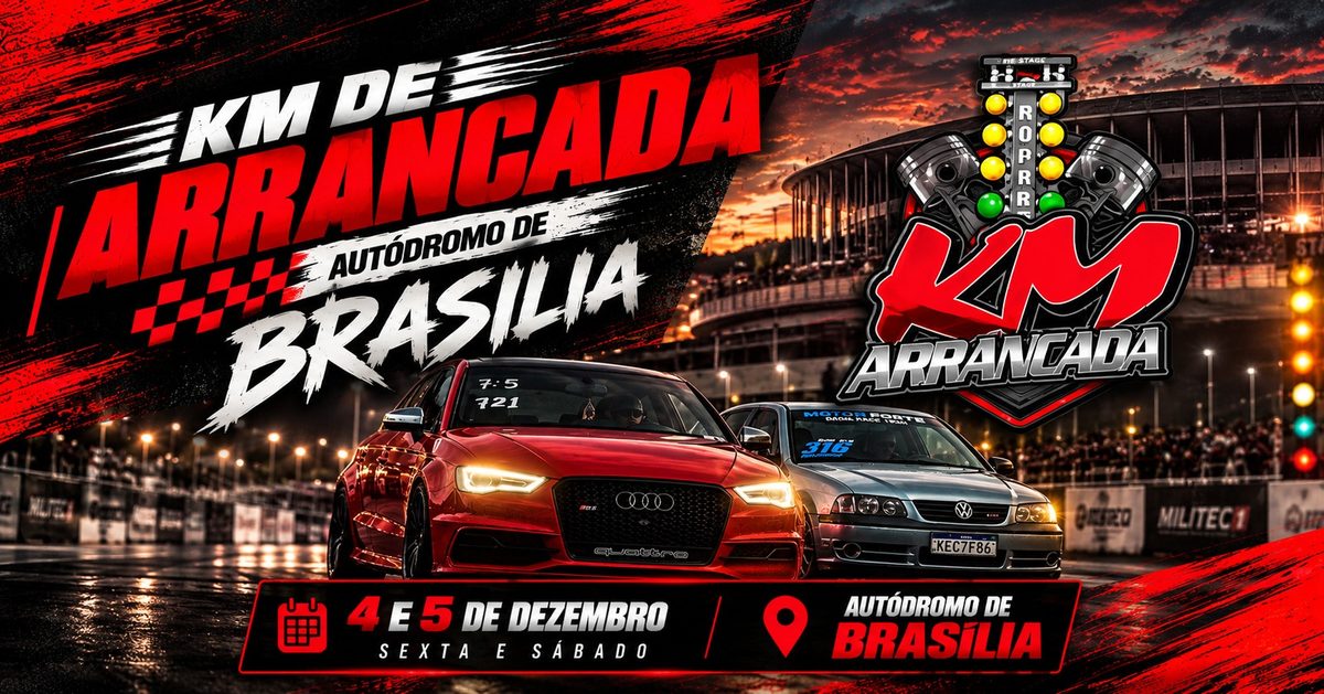 Imagem da fonte — KM de Arrancada BSB 4 e 5 de Dezembro