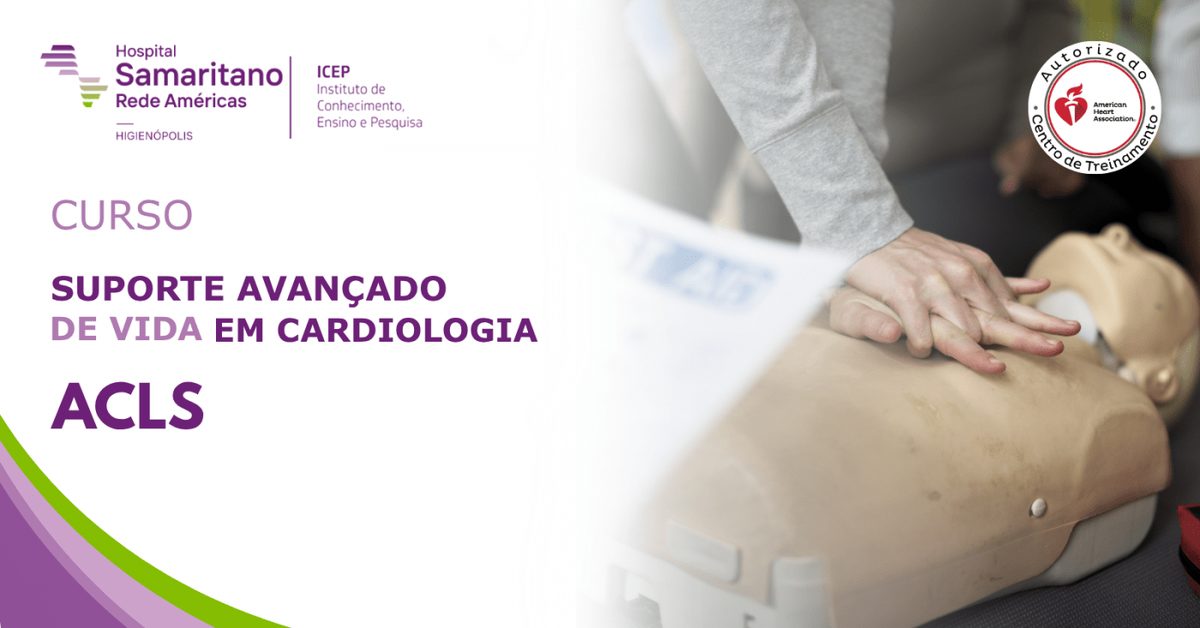 Imagem da fonte — 28 e 29/11 - ACLS - SUPORTE AVANÇADO DE VIDA EM CARDIOLOGIA