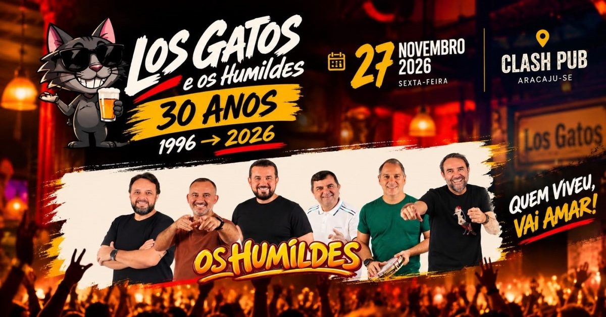 Imagem da fonte — Los Gatos e os Humildes - 30 ANOS - 27nov