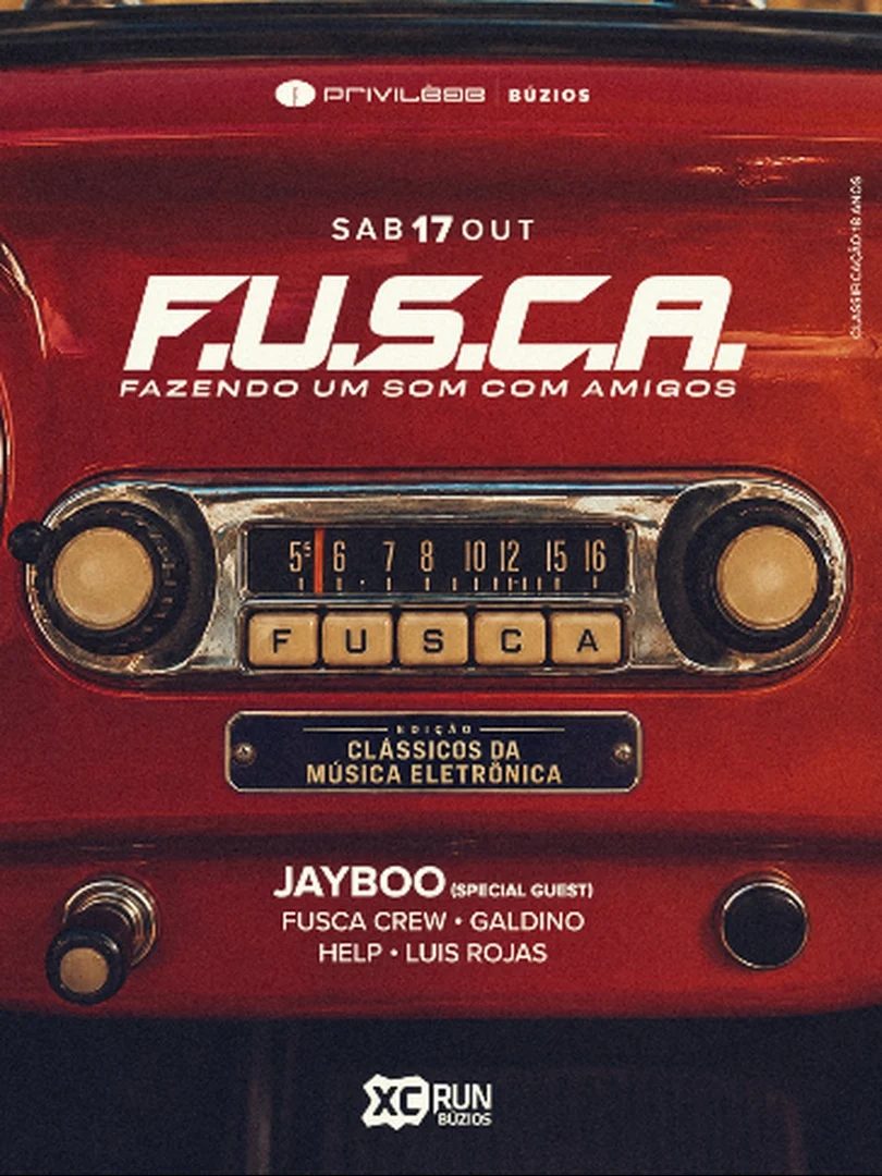 Imagem da fonte — Evento Oficial XCRUN: FUSCA CLÁSSICOS com JAYBOO no PRIVILÈGE BÚZIOS