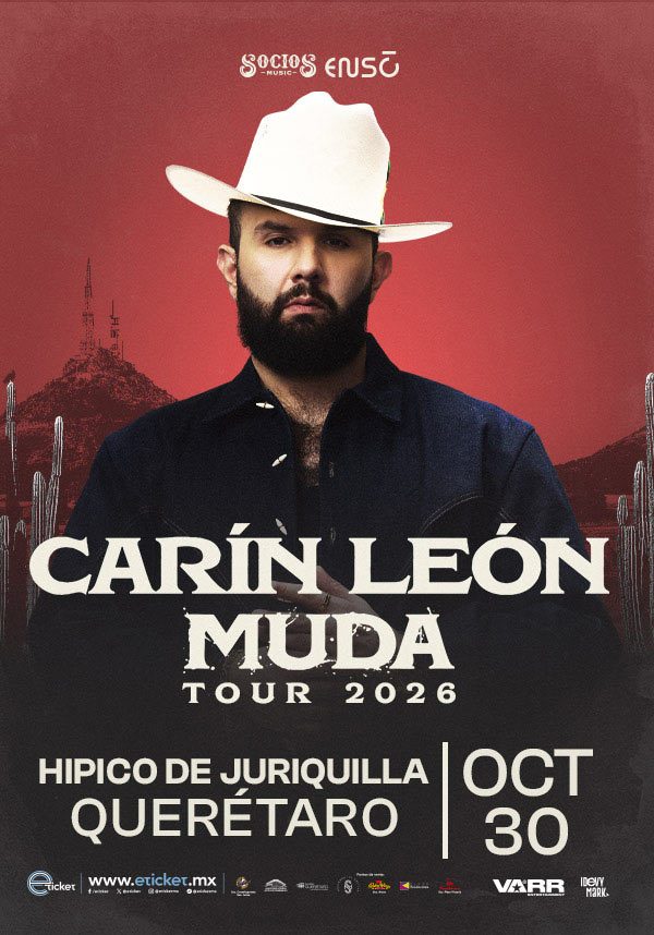 Bild der Quelle — TOUR MÉXICO 2026 - CARIN LEÓN - DE SONORA PARA EL MUNDO