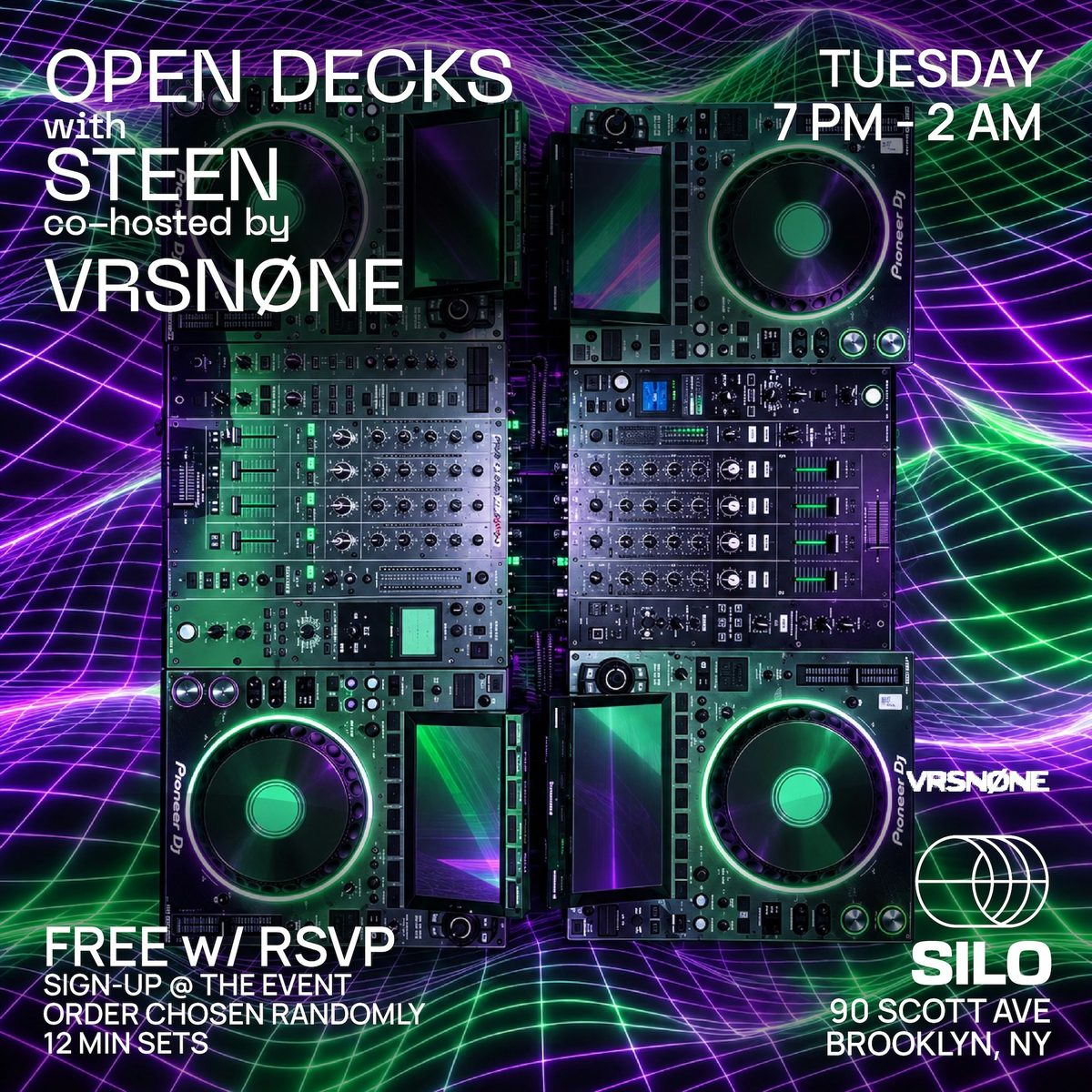 출처 이미지 — Open Decks w/ Steen & VRSNØNE
