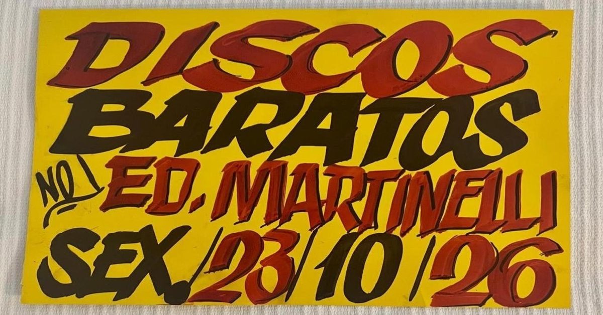 출처 이미지 — DISCOS BARATOS no Edifício Martinelli! | 23.10