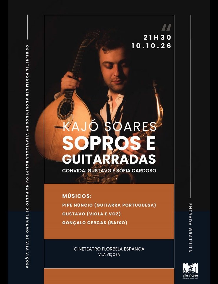 Imagem da fonte — Kajó Soares - Sopros e Guitarradas