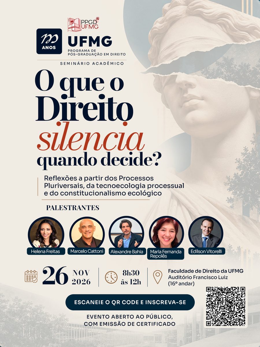 Imagem da fonte — SEMINÁRIO ACADÊMICO O que o Direito silencia quando decide?