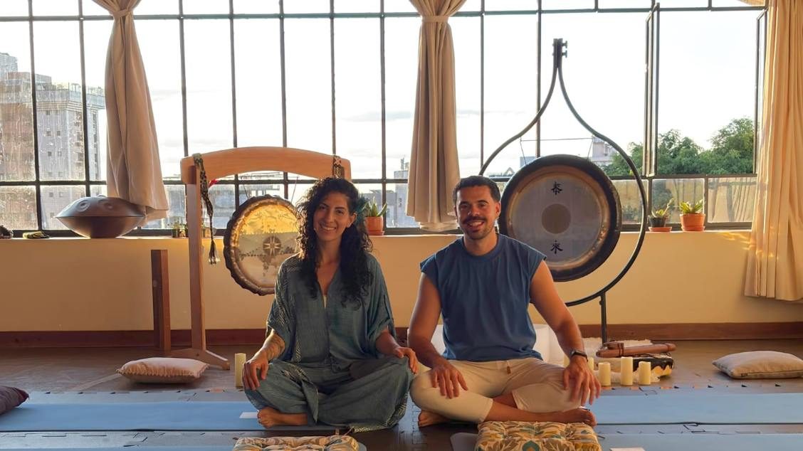 Bild der Quelle — 🌿 Yoga & Sound Healing no Parque do Palácio