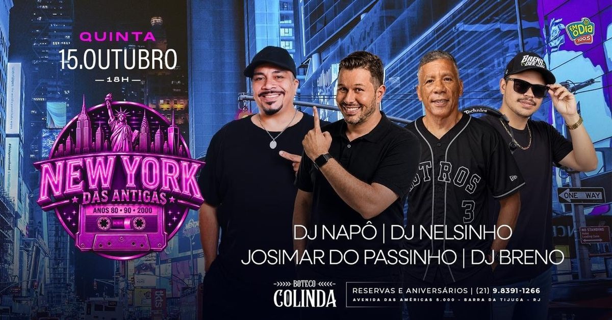 Immagine della fonte — NEW YORK DAS ANTIGAS ANOS 80 90 2000 | DJ NELSINHO | DJ NAPÔ | DJ BRENO | COLINDA BARRA (Cópia)