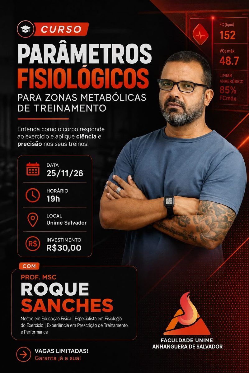 Imagem da fonte — Parâmetros Fisiológicos para zonas metabólicas de treinamento