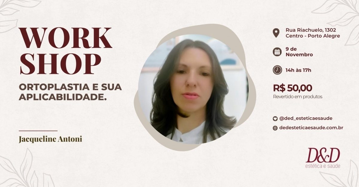 Imagem da fonte — Workshop - Ortoplastia e Sua Aplicabilidade