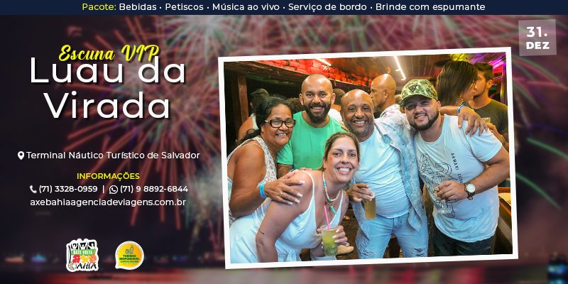 Imagem da fonte — Réveillon 2027 - Luau da Virada a bordo de uma Escuna de Luxo