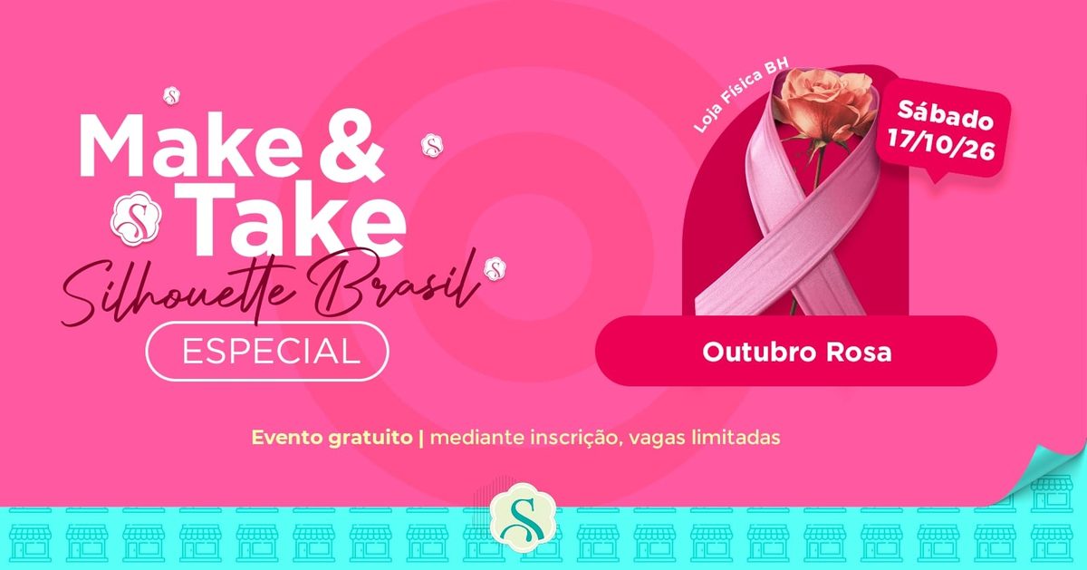 出典の画像 — Make and Take Especial - Outubro Rosa