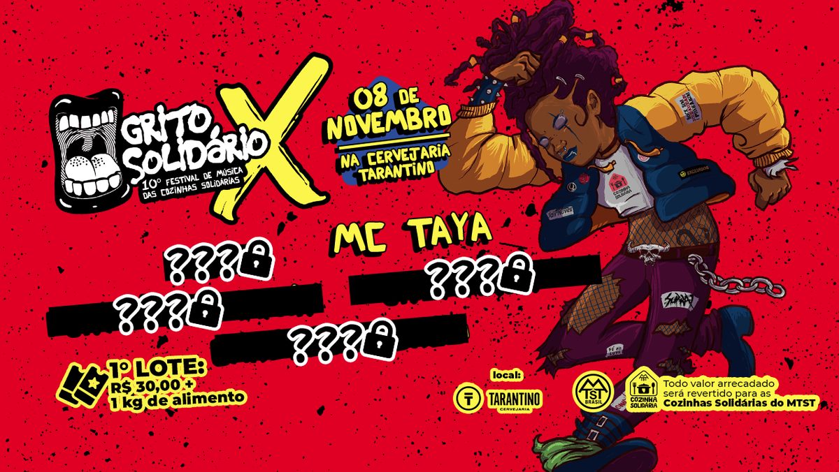 Imagen de la fuente — Grito Solidário | 10º Festival das Cozinhas Solidárias MTST