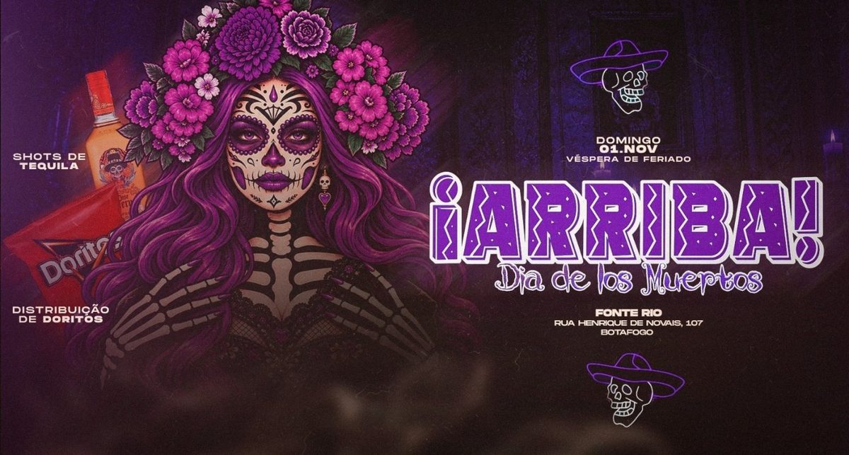 출처 이미지 — ¡ARRIBA! DÍA DE LOS MUERTOS! SHOTS DE TEQUILA, DORITOS, HALLOWEEN | VÉSPERA DE FERIADO